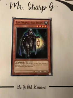 HEROIC CHALLENGER - NIGHT WATCHMAN - ABYR-EN009 ENGLISH Yu-Gi-Oh! CARD COMMON - Image 3