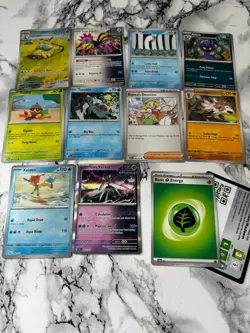 Pokemon card pack scarlet & violet temporal forces 10 game cards - Image 2