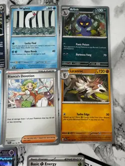 Pokemon card pack scarlet & violet temporal forces 10 game cards - Image 4