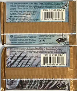 Harry Potter Quidditch Cup Trading Card Game Booster Pack 2001 Sealed Lot Of 2 - Image 4