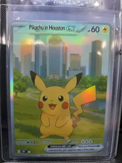 CUSTOMmade madeTOorder full art holo pokemon card PTL872 Pikachu - Image 1