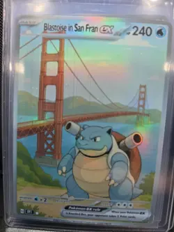 CUSTOMmade madeTOorder full art holo pokemon card PTL871 Blastoise - Image 1