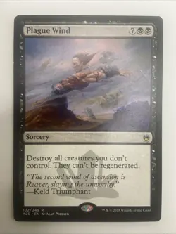 MTG Plague Wind (A25) Masters 25 Regular Rare 102/249-NM - Image 1