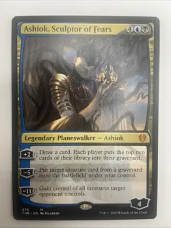 MTG Theros Beyond Death #274 Ashiok, Sculptor of Fears Mythic-NM - Image 1