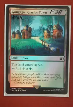 Gongaga, Reactor Town FOIL FIN Final Fantasy MTG 280 - Image 1