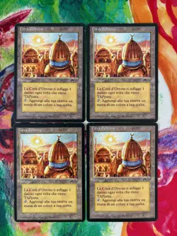 4x CITY OF BRASS / CITTA' D'OTTONE ITA MAGIC THE GATHERING MTG ARABIAN NIGHTS - Image 1