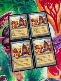 4x CITY OF BRASS / CITTA' D'OTTONE ITA MAGIC THE GATHERING MTG ARABIAN NIGHTS - Image 2