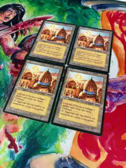 4x CITY OF BRASS / CITTA' D'OTTONE ITA MAGIC THE GATHERING MTG ARABIAN NIGHTS - Image 4