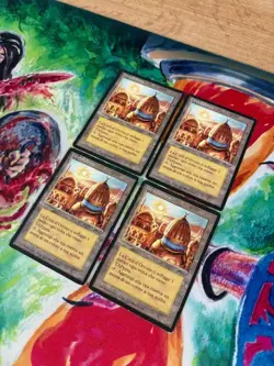 4x CITY OF BRASS / CITTA' D'OTTONE ITA MAGIC THE GATHERING MTG ARABIAN NIGHTS - Image 3