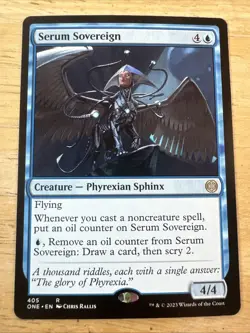 Serum Sovereign 405 Non Foil Rare Phyrexia All Will Be One MTG Near Mint - Image 1