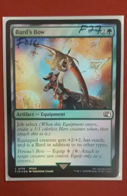 Bard's Bow - 174 - Foil - FIN - NM - MTG Magic the Gathering - Image 1