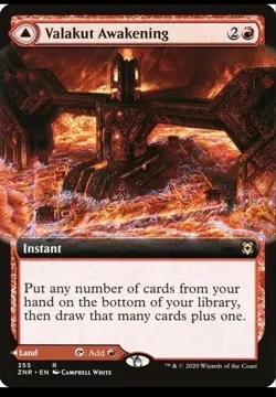 Valakut Awakening Extended Art #355 | ZNR Zendikar Rising | MTG - Image 1