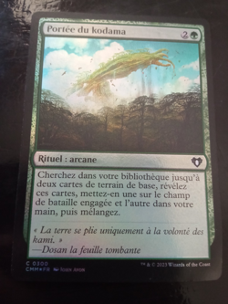 Portee du kodama / Kodama s Reach FOIL FRENCH LP Commander Masters magic mtg - Image 1