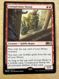 Conspicuous Snoop - The List NM - MTG Magic - Image 1