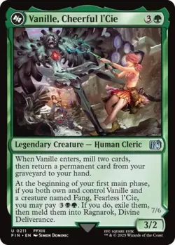 Vanille, Cheerful l'Cie -Foil Near Mint MTG Universes Beyond: FINAL FANTASY - Image 1