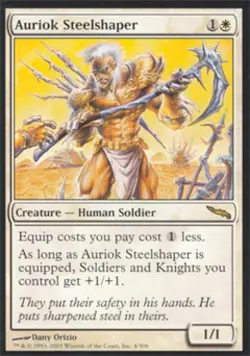 Auriok Steelshaper - Light Play MTG Mirrodin - Image 1