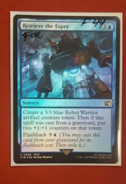 Retrieve The Esper - 68 - Foil - FIN - NM - MTG Magic the Gathering - Image 1