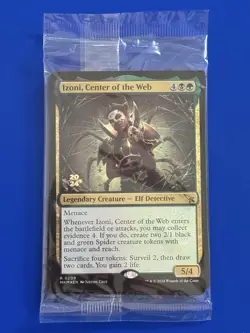 PRERELEASE FOIL Izoni, Center of the Web MTG Murders at Karlov Manor SEALED - Image 1