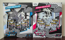 Pokemon TCG Black Bolt & White Flare Binder Collections (Set of 2) SEALED - Image 1
