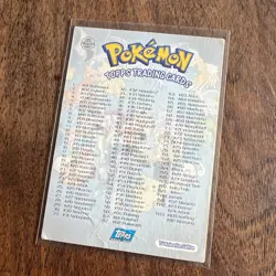 Pokemon Topps 1999 - Gotta Catch ‘em all! - Official Trading Cards List - Image 2