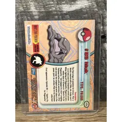 89 Muk Rainbow Holo Foil Blue Logo 1st Print 2000 Topps Pokemon TV Series 2 - Image 2