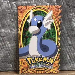 Dratini, Pokemon Topps TV Animation Edition E10 Of E12, Blue Logo Label Cards, - Image 1