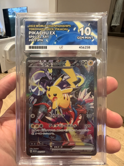 Pikachu ex 001/030 Pokemon World Championship Yokohama Deck 2023 ACE 10 GEM MINT - Image 1
