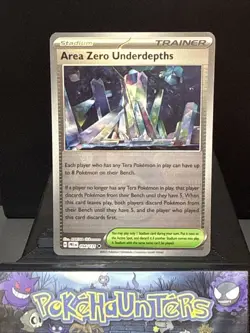 Pokemon Area Zero Underdepths 094/131 Prismatic Evolutions Pokeball Reverse NM - Image 1