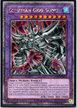 Egyptian God Slime - RA01-EN029 Quarter Century Secret Rare 1st Edition Yugioh - Image 1