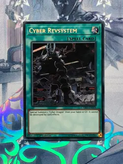 CYHO-EN059 Cyber Revsystem Secret Rare 1st Edition Near Mint YuGiOh TCG - Image 1