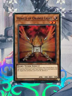 OP20-EN005 Herald Of Orange Light Super Rare UNL Edition Near Mint YuGiOh TCG - Image 1