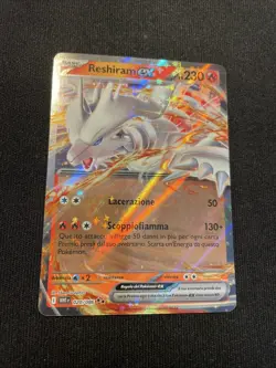 POKEMON CARD RESHIRAM EX 020/086 FUOCO BIANCO ITALIANA NM - Image 1