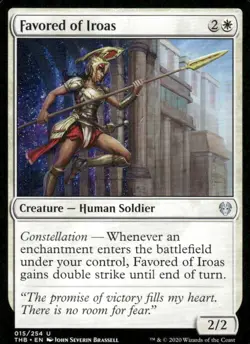 Favored of Iroas 015/254 Theros Beyond Death MTG Magic the Gathering card - Image 1