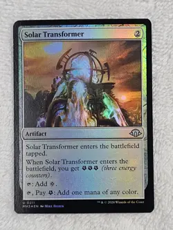 MTG Solar Transformer FOIL Modern Horizons 3 #211 Magic Card U NM - Image 1