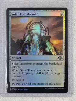 MTG Solar Transformer FOIL Modern Horizons 3 #211 Magic Card U NM - Image 4