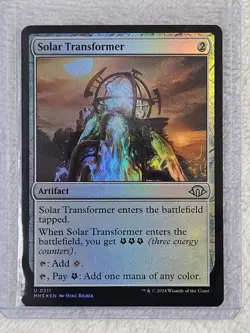 MTG Solar Transformer FOIL Modern Horizons 3 #211 Magic Card U NM - Image 5