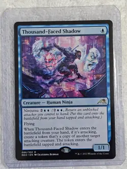 MTG Thousand-Faced Shadow #86 Kamigawa Neon Dynasty Magic Card Rare NM - Image 4