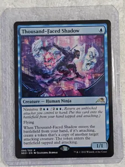MTG Thousand-Faced Shadow #86 Kamigawa Neon Dynasty Magic Card Rare NM - Image 5