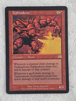 MTG Tephraderm #239 Onslaught Magic The Gathering Card Rare Near Mint - Image 1