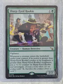 MTG Sharp-Eyed Rookie #176 Murders at Karlov Manor Magic Card Rare NM - Image 4