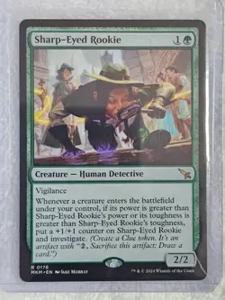 MTG Sharp-Eyed Rookie #176 Murders at Karlov Manor Magic Card Rare NM - Image 5