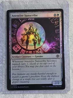 MTG Attentive Sunscribe FOIL #4 The Lost Caverns of Ixalan Card NM - Image 4