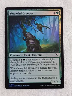 MTG Vengeful Creeper FOIL #182 Murders at Karlov Manor Magic Card NM - Image 1