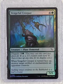 MTG Vengeful Creeper FOIL #182 Murders at Karlov Manor Magic Card NM - Image 4