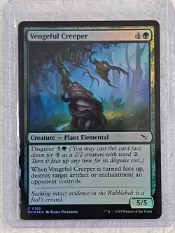 MTG Vengeful Creeper FOIL #182 Murders at Karlov Manor Magic Card NM - Image 5