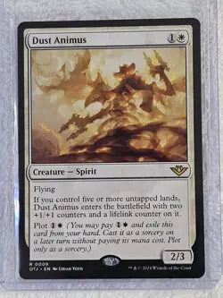 MTG Dust Animus - Outlaws of Thunder Junction (OTJ) #9 Card Rare NM - Image 5