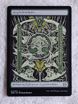 MTG Forest #271 Full Art Phyrexia All Will Be One 2023 Magic Card Land NM - Image 1