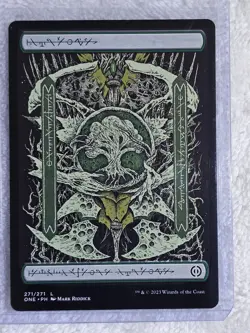 MTG Forest #271 Full Art Phyrexia All Will Be One 2023 Magic Card Land NM - Image 4