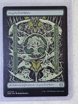 MTG Forest #271 Full Art Phyrexia All Will Be One 2023 Magic Card Land NM - Image 5