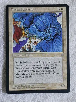 MTG General Jarkeld - Ice Age 1995 Magic Gathering Card Rare LP - Image 1